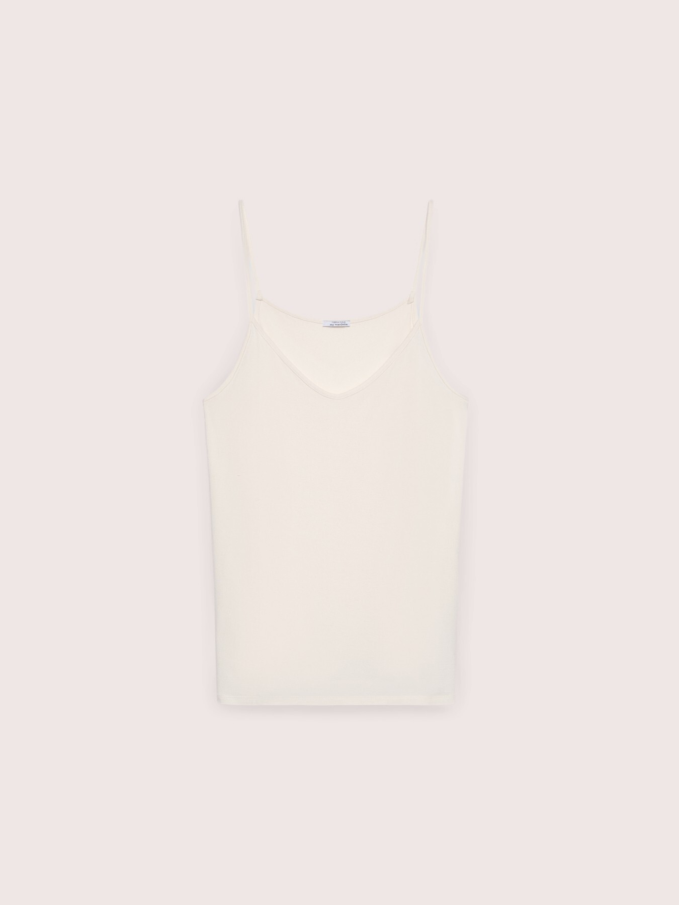 Top en jersey de viscose avec encolure en V image number 4