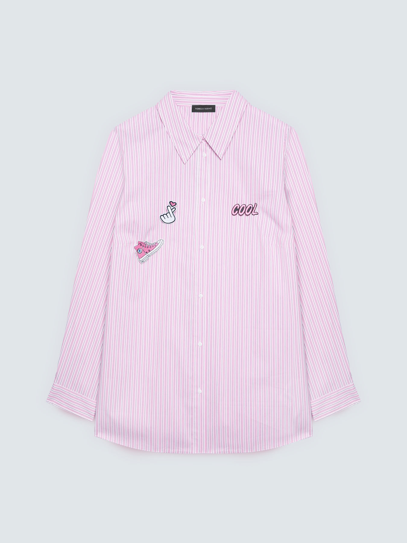 Striped cotton shirt image number 6