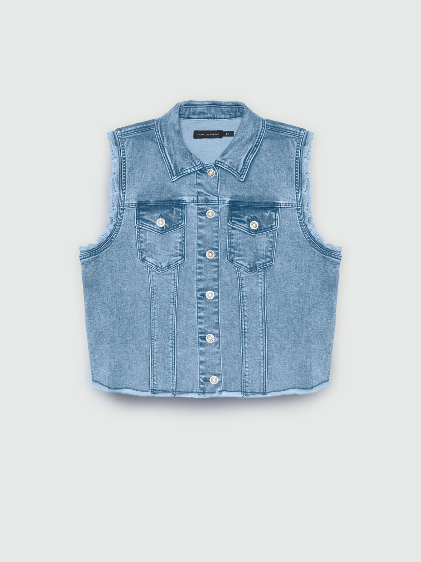Gilet denim image number 4