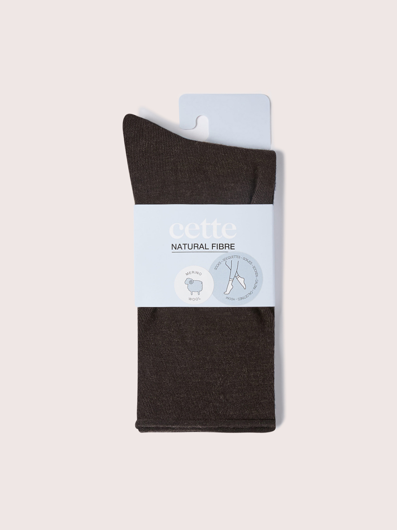 Merino wool socks without cuff image number 1