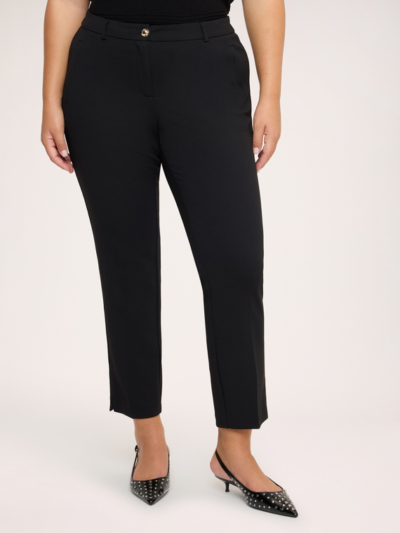 Pantaloni New York in tessuto stretch
