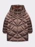 Down jacket with double collar image number 3