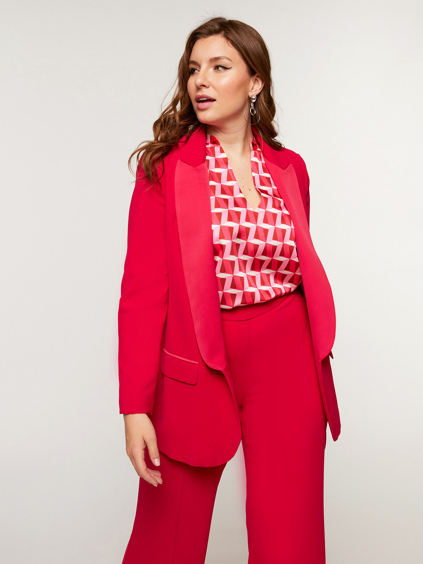 Chaqueta blazer de cady image number 2