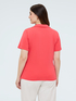 Cotton t-shirt with polo collar image number 3
