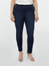 Cotton blend denim jeggings image number 4