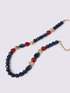 Collier avec perles multicolores et applications image number 2