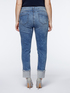 Jeans skinny con risvolto e strass image number 1