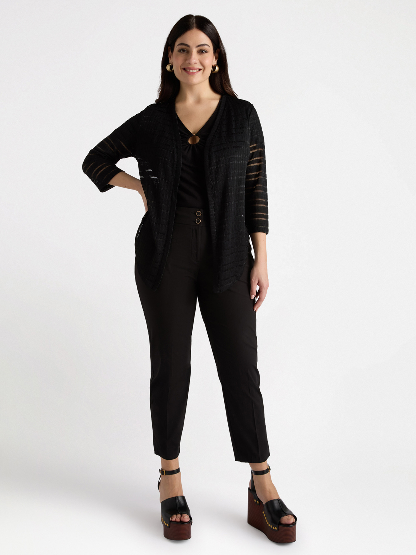 Cotton New York trousers image number 3