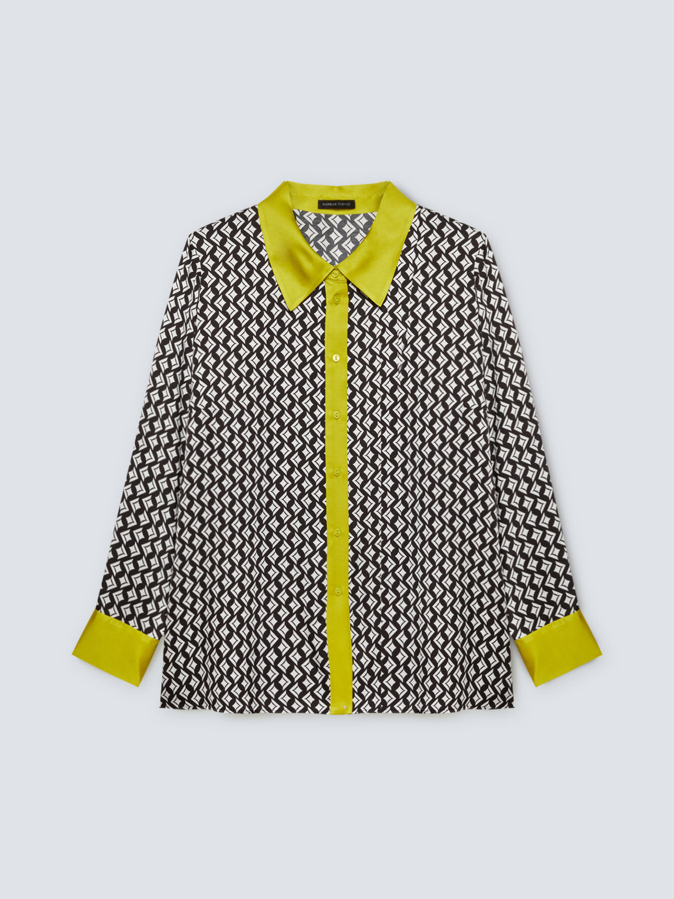 Shirt with geometric print image number 3