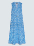 Long foliage cotton dress image number 4