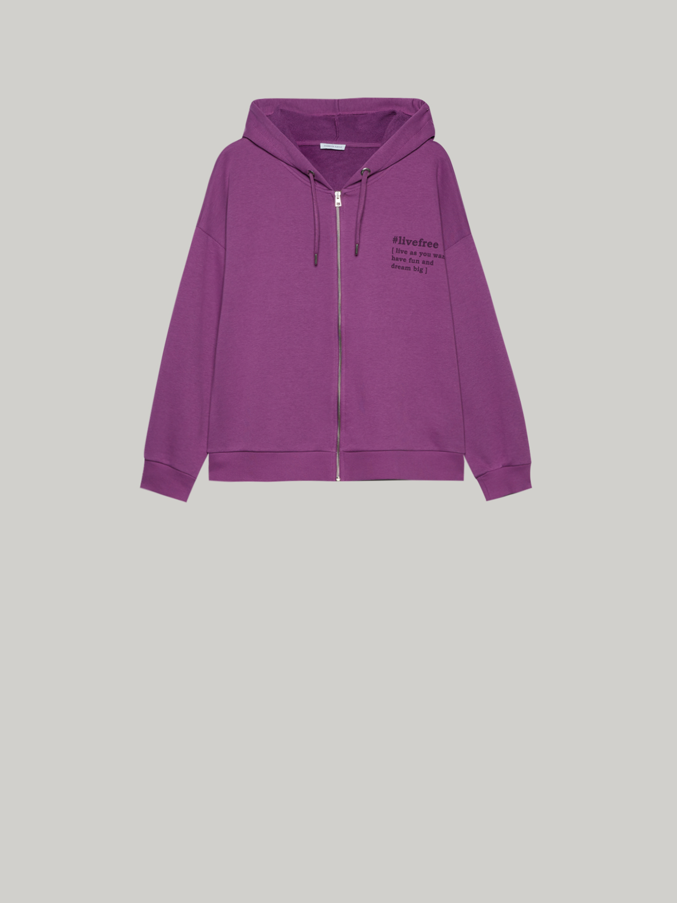 Felpa con scritte image number 3