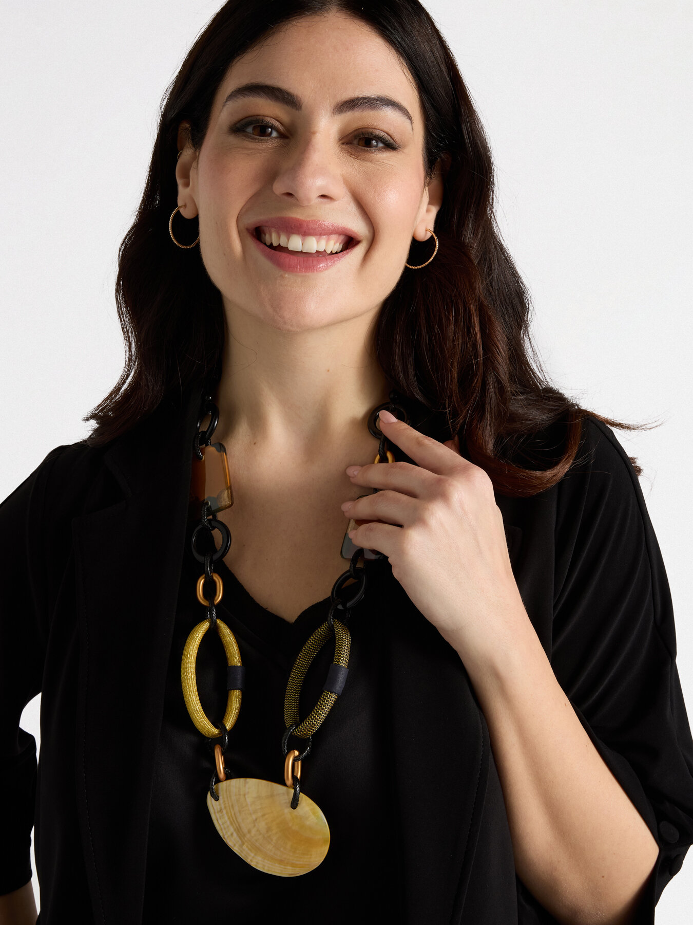 Collar largo &eacute;tnico image number 0