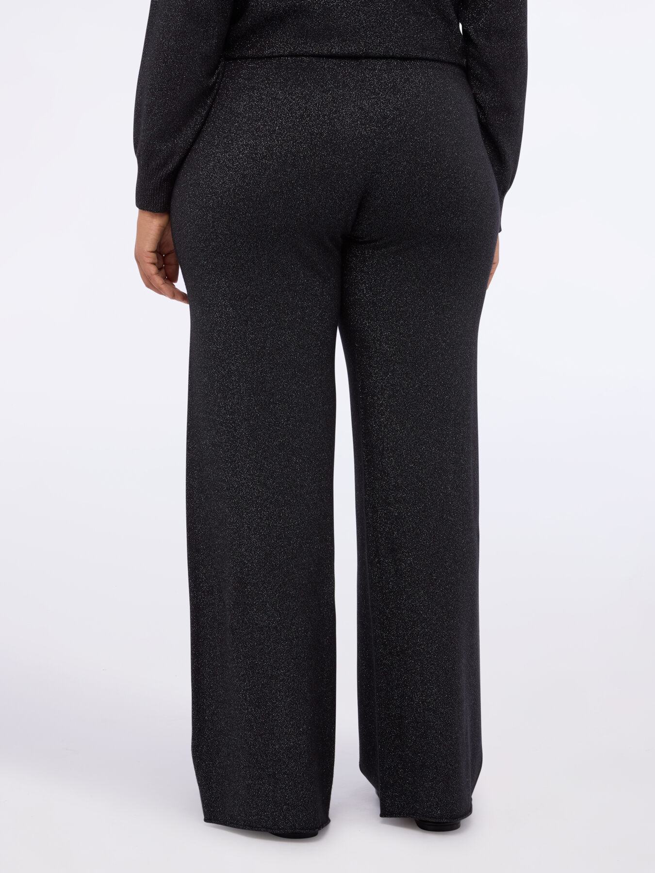 Pantalon Wide Leg en maille image number 1