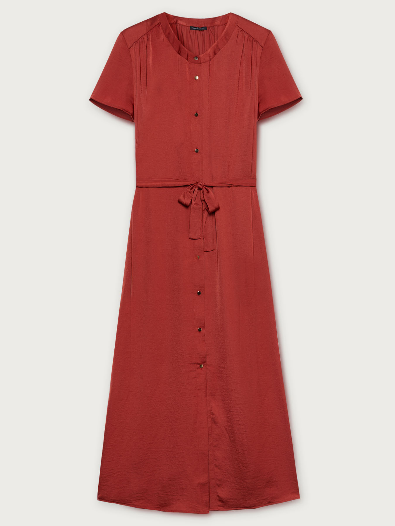 Vestito lungo con cintura image number 4