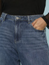 Wide Leg Jeans with stone washed finish image number 2