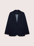 Blazer aus Milano-Strick mit Metalldetails image number 5