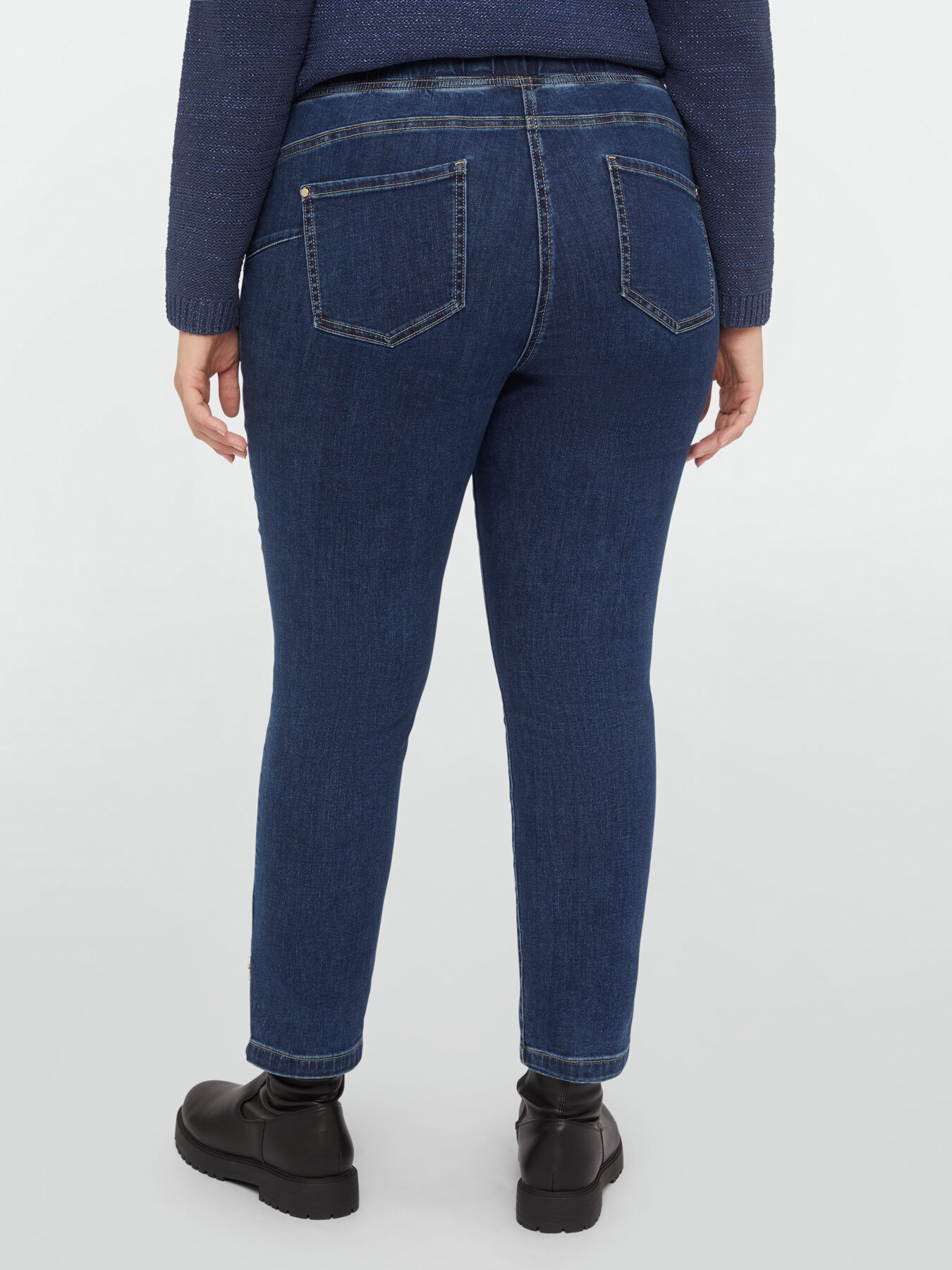 Jeggings mit Stickerei am unteren Saum image number 1