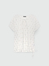 Blusa con lacci in tessuto creponne image number 4