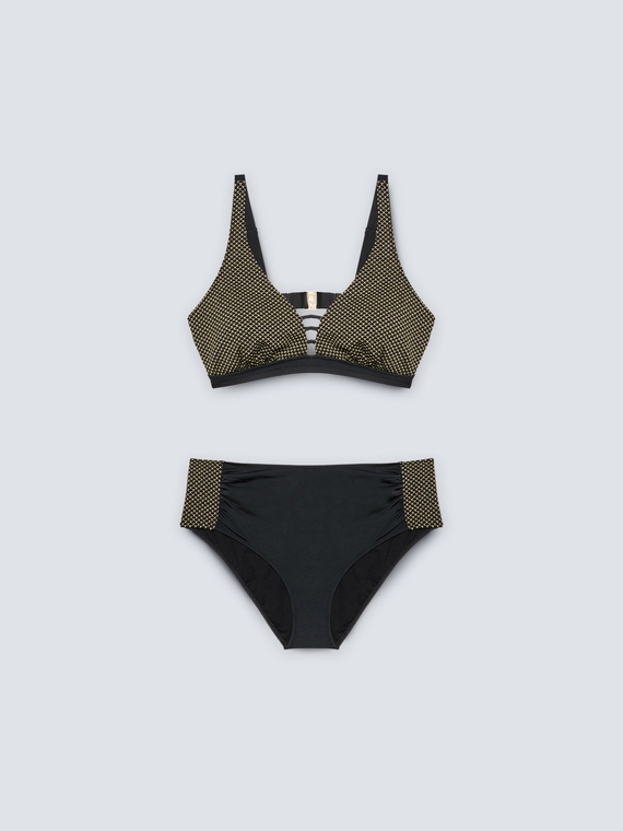 Bikini mit Lurex-Details