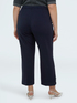 Cropped pants in stretch fabric image number 1