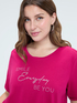 Cotton t-shirt with motivational slogan image number 3