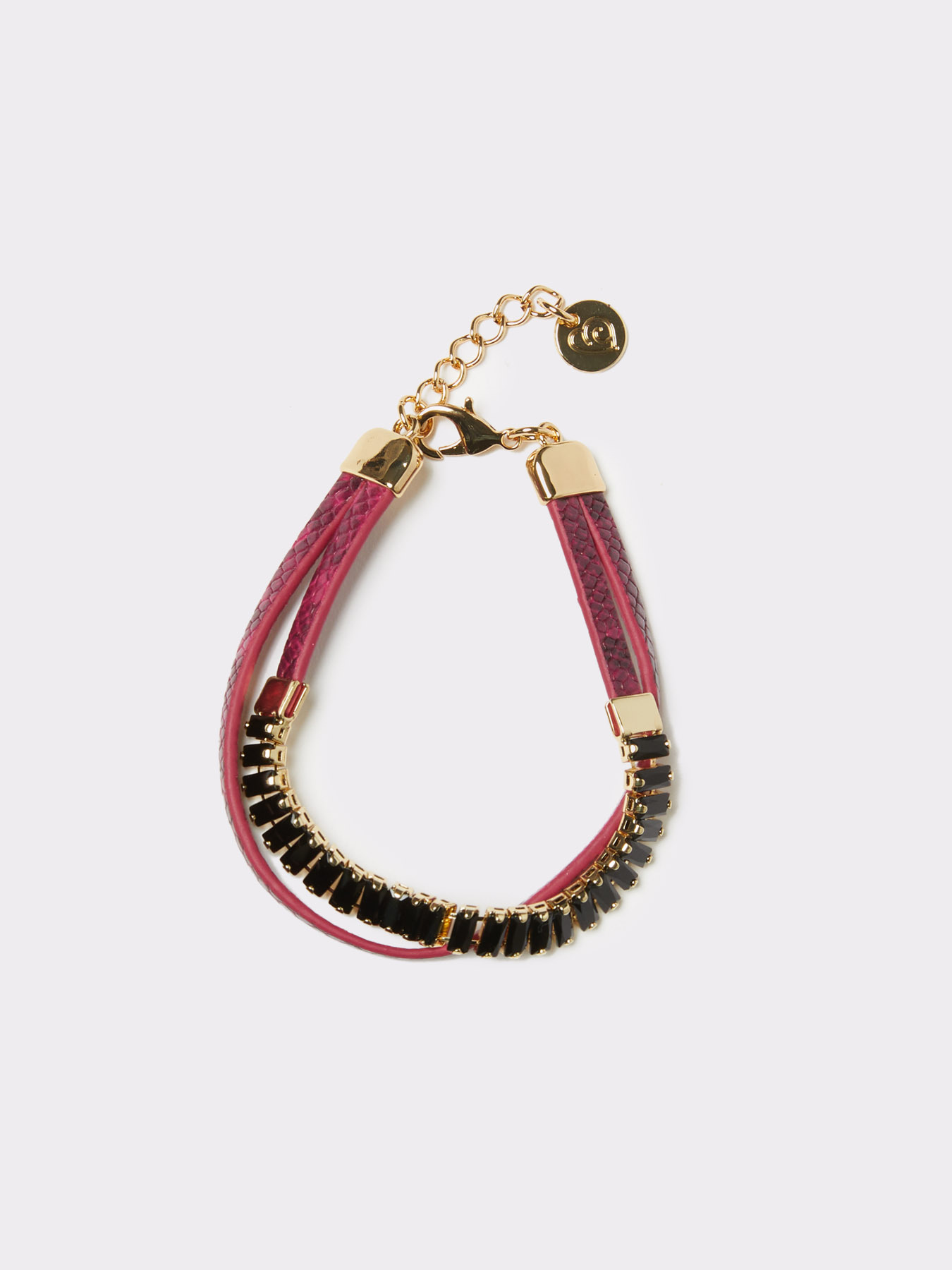 Bracelet with animal print strings image number 0