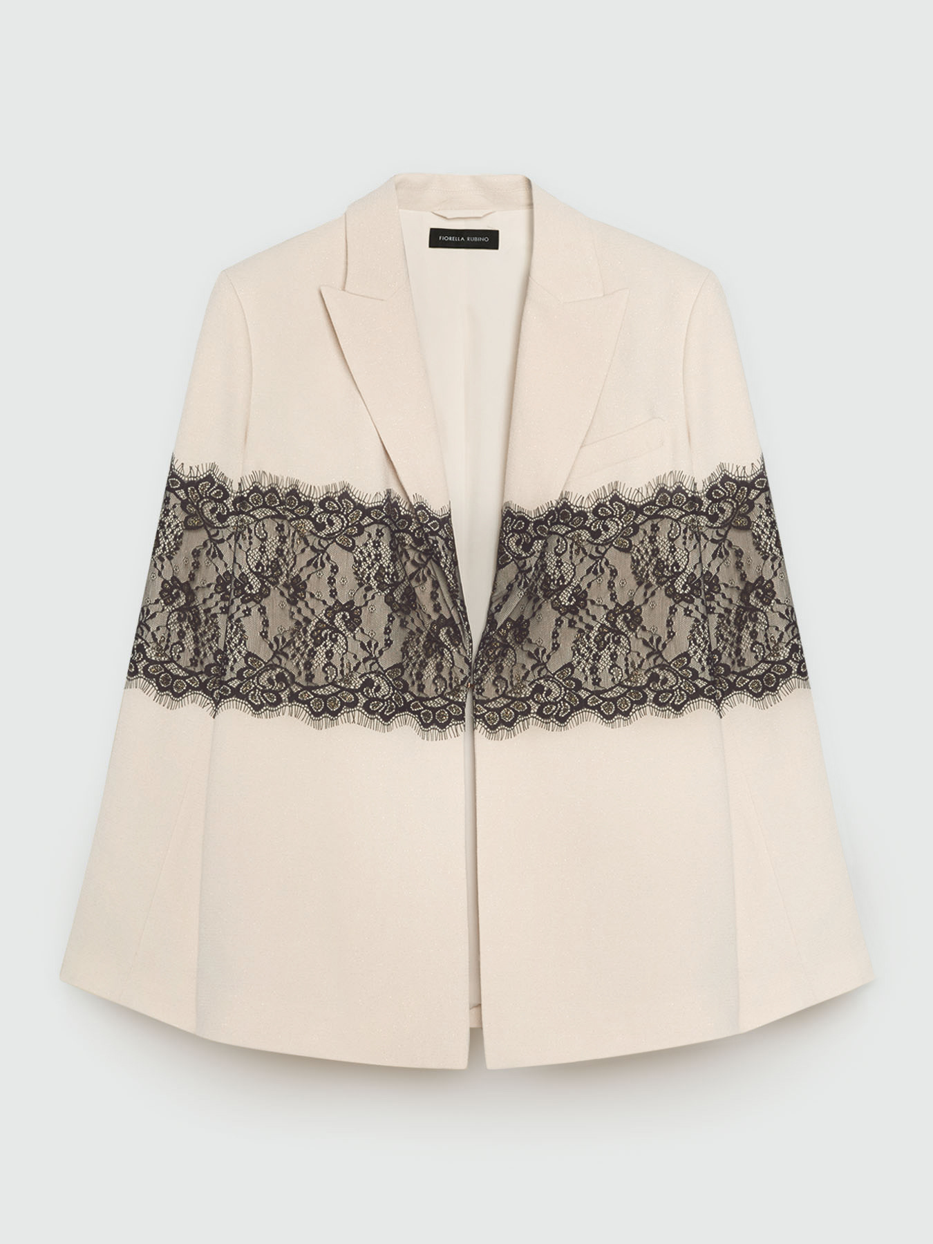 Blazer mit Maxi-Einsatz aus Spitze image number 4