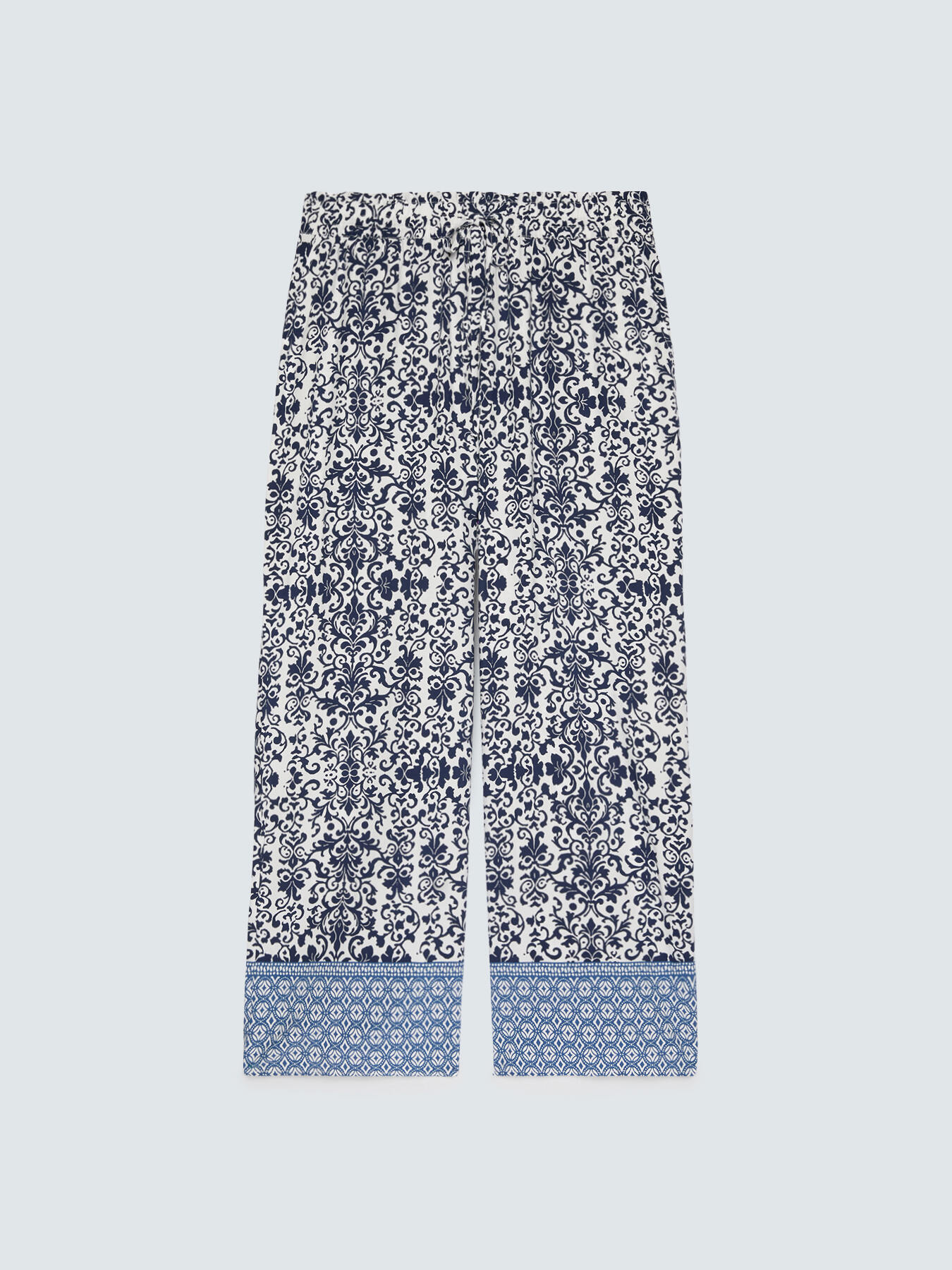 Pantalones Wide Leg de viscosa image number 4