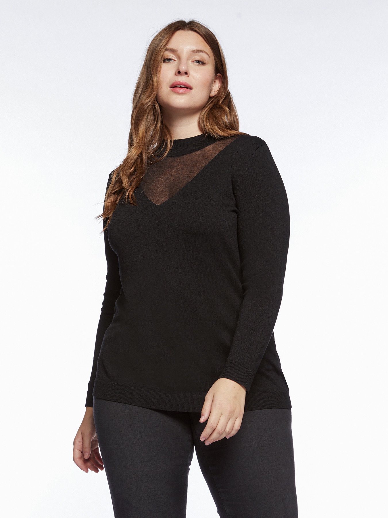 Jersey con aplicación transparente image number 0