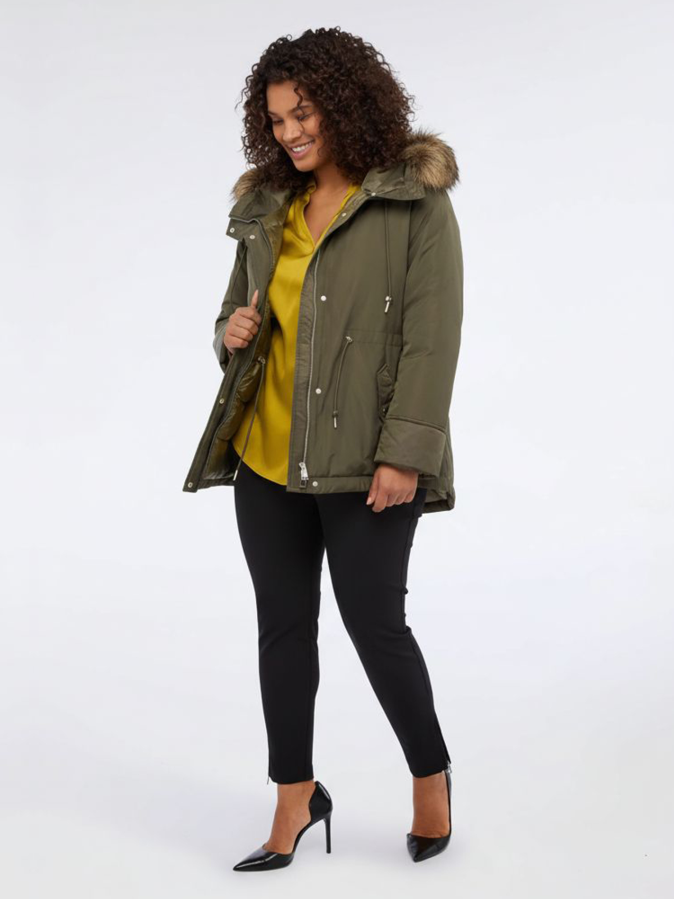 Parka avec capuche en peluche image number 4