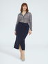 Crepe shirt with floral print image number 3