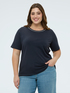 Cotton t-shirt with luminous appliqu&eacute;s image number 0
