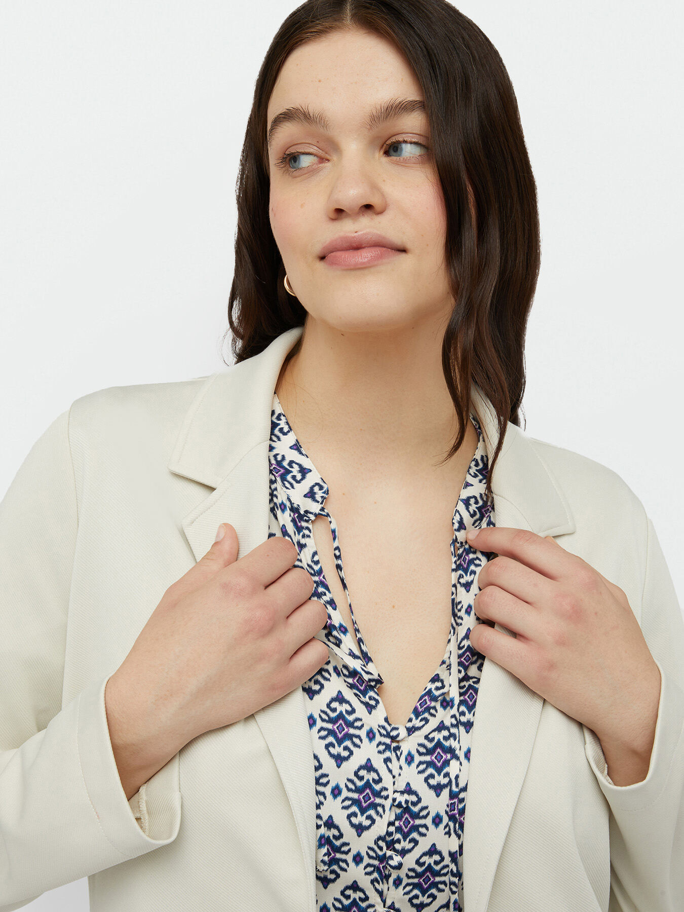 Blazer de scuba diagonal image number 2