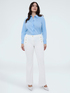 Jeans Flare con bottoni decorativi image number 0