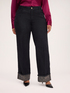 Regular-Jeans mit Animalprint-Umschlag image number 2