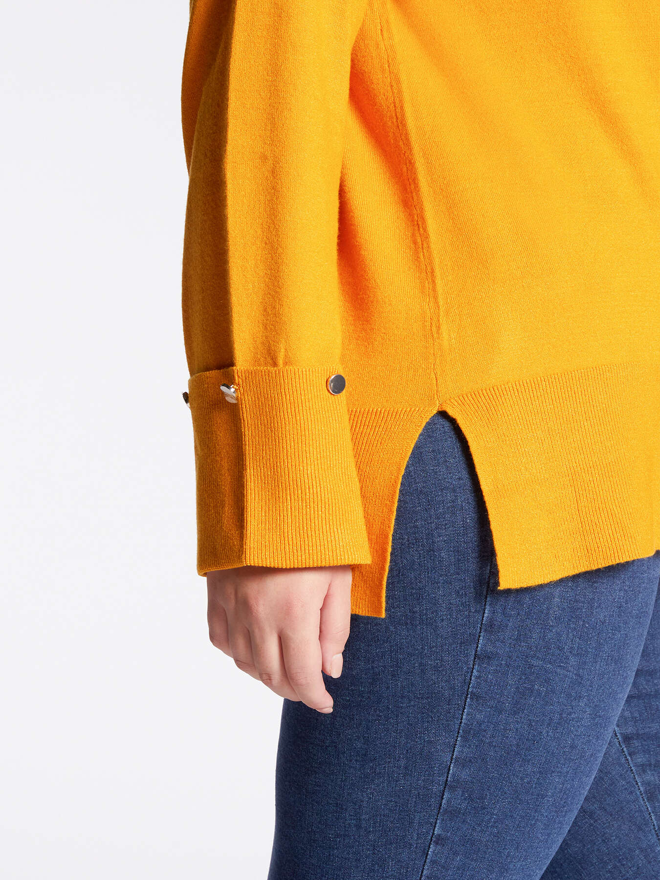 Colourful soft viscose sweater image number 2