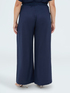 Pantalon Wide Leg en m&eacute;lange de lin image number 1