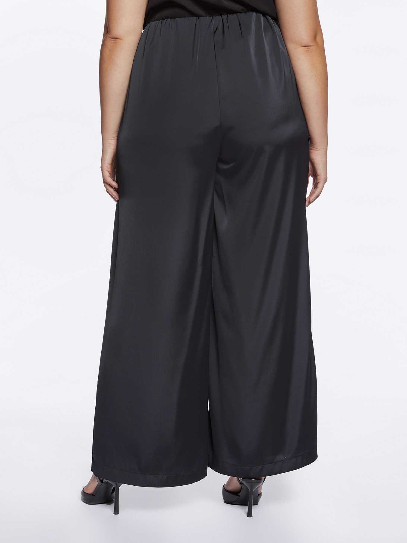 Pantaloni a palazzo neri image number 1