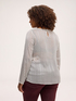 Georgette blouse with ruffle print image number 1
