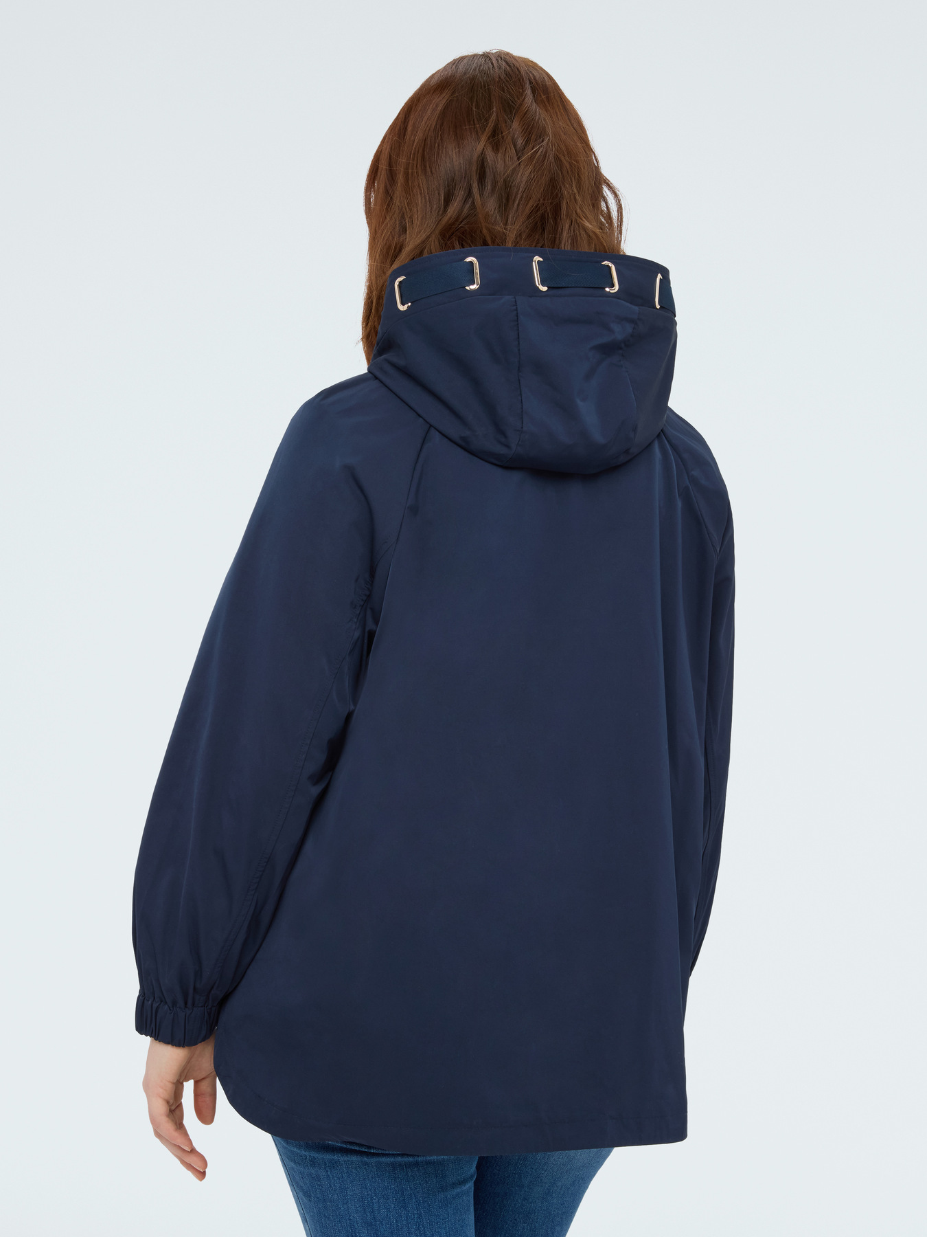 Parka with hood and maxi drawstring image number 1