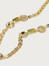 Long necklace with discs and gemstones image number 2
