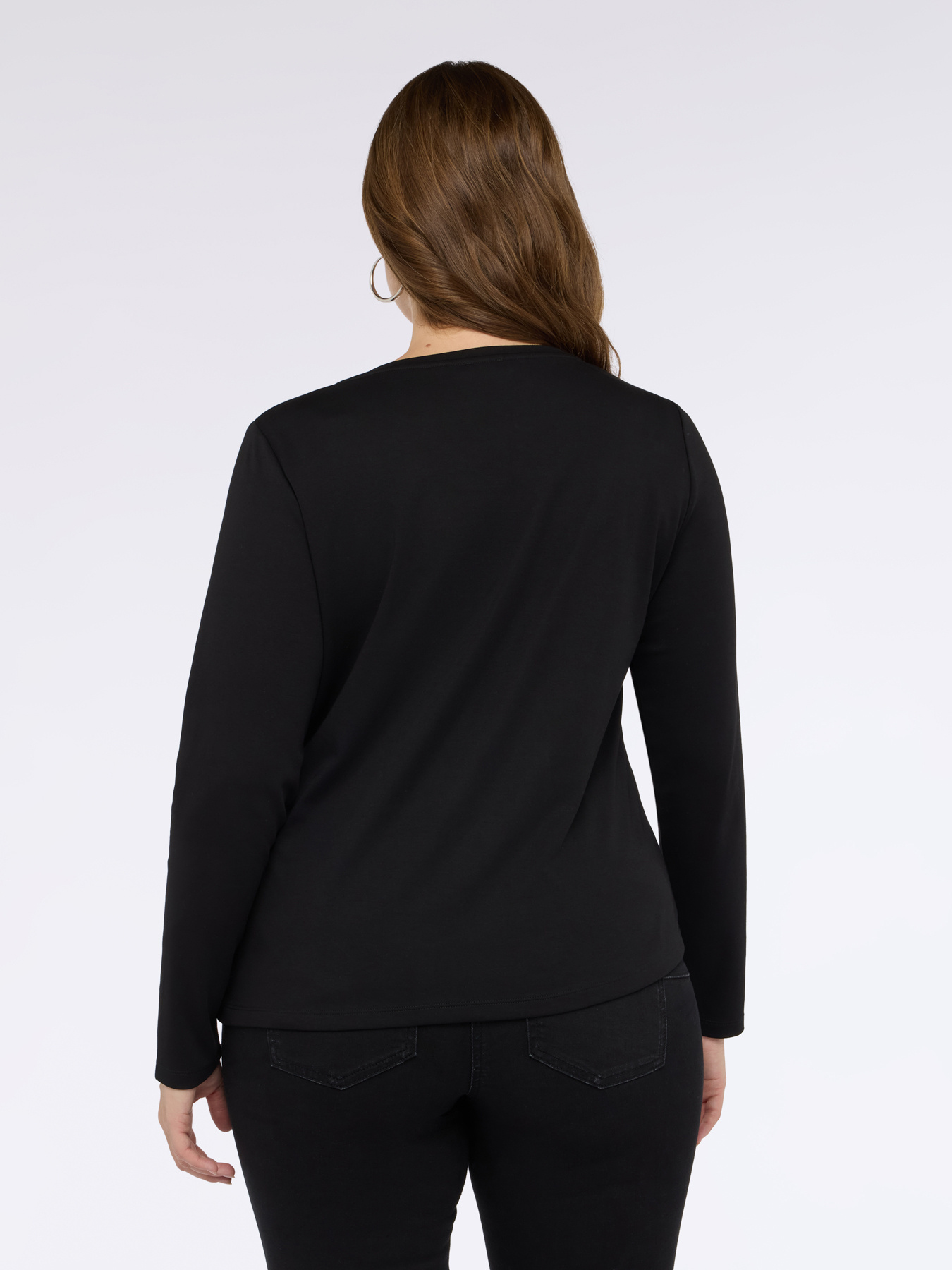 Jersey t-shirt with wrap design image number 1