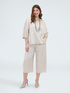 Bluse aus Satin mit Carr&eacute;-Ausschnitt image number 0