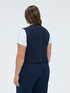 Stretch fabric vest image number 1