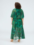 Dream long dress tropical print image number 1
