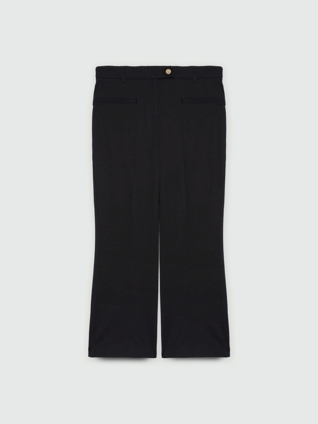 Kick-Flare-Hose in Milano-Rib image number 4