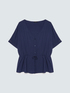 Bluse aus Viskose mit Kordelzug in der Taille image number 4