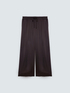 Wide-Leg-Hose aus Viskose-Satin image number 4