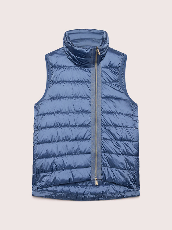 Lightweight sleeveless down jacket