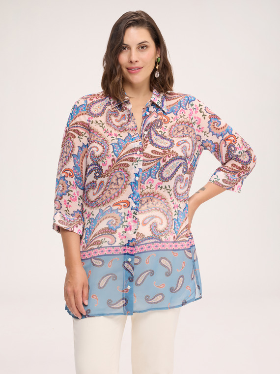 Georgette shirt with print